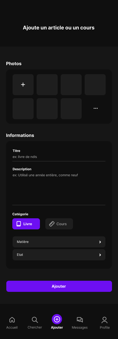 Edunion — Ajouter
